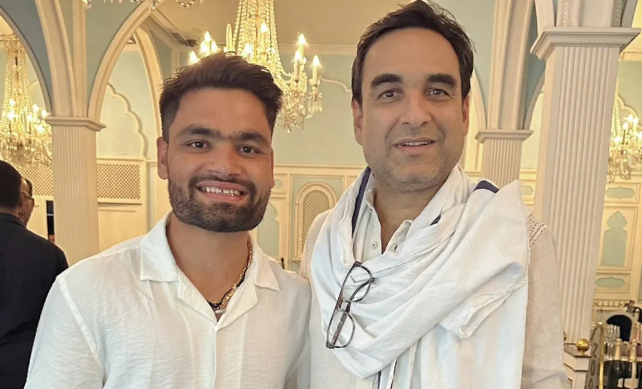 Rinku Singh with Pankaj Tripathi