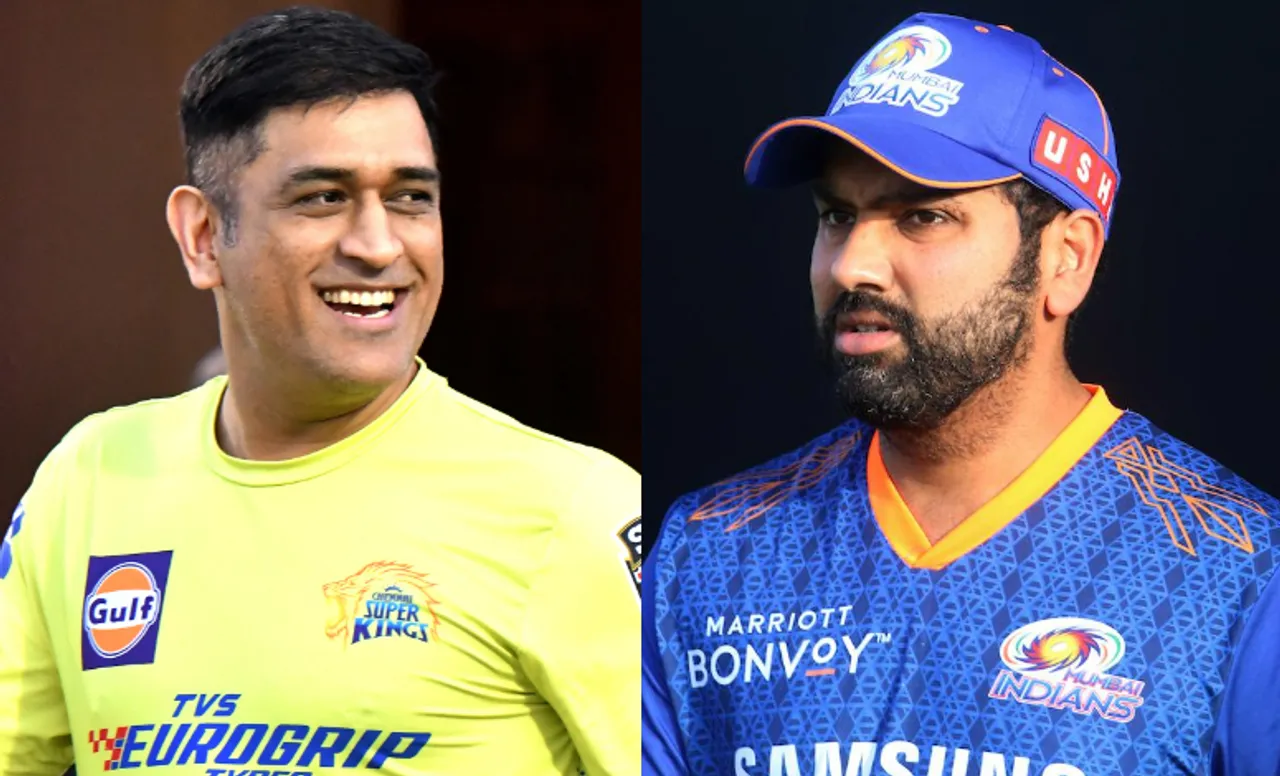 MS Dhoni and Rohit Sharma