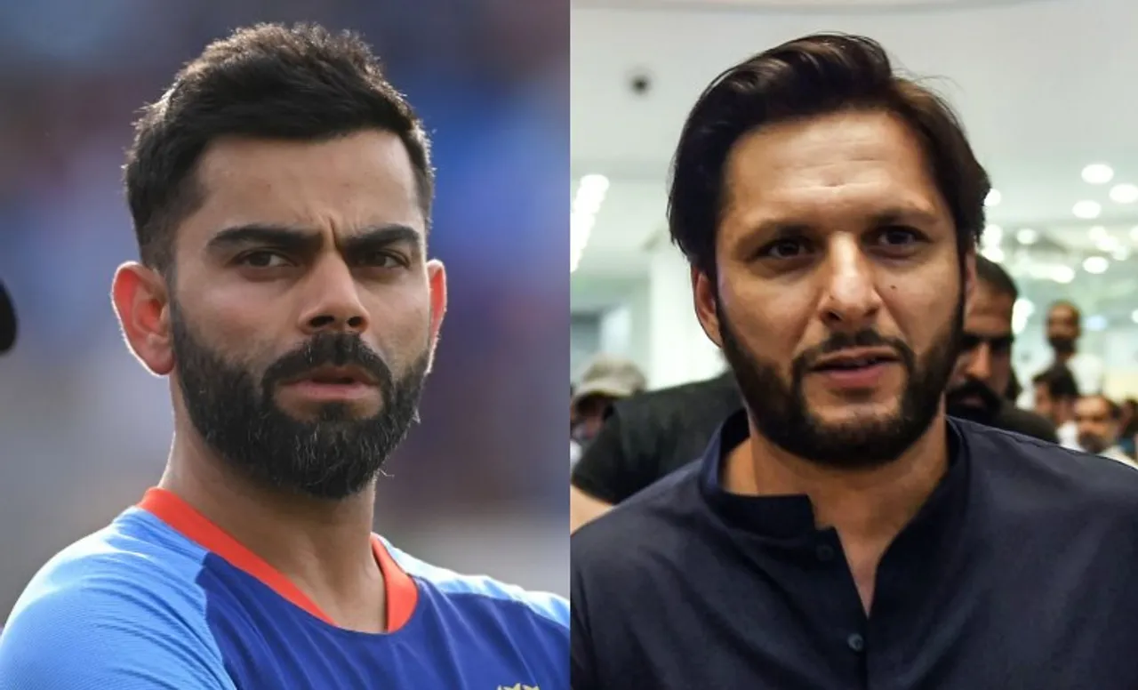 Virat Kohli, Shahid Afridi