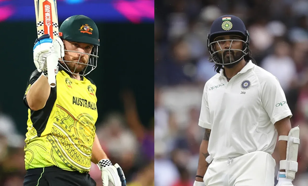 Aaron Finch and Murali Vijay
