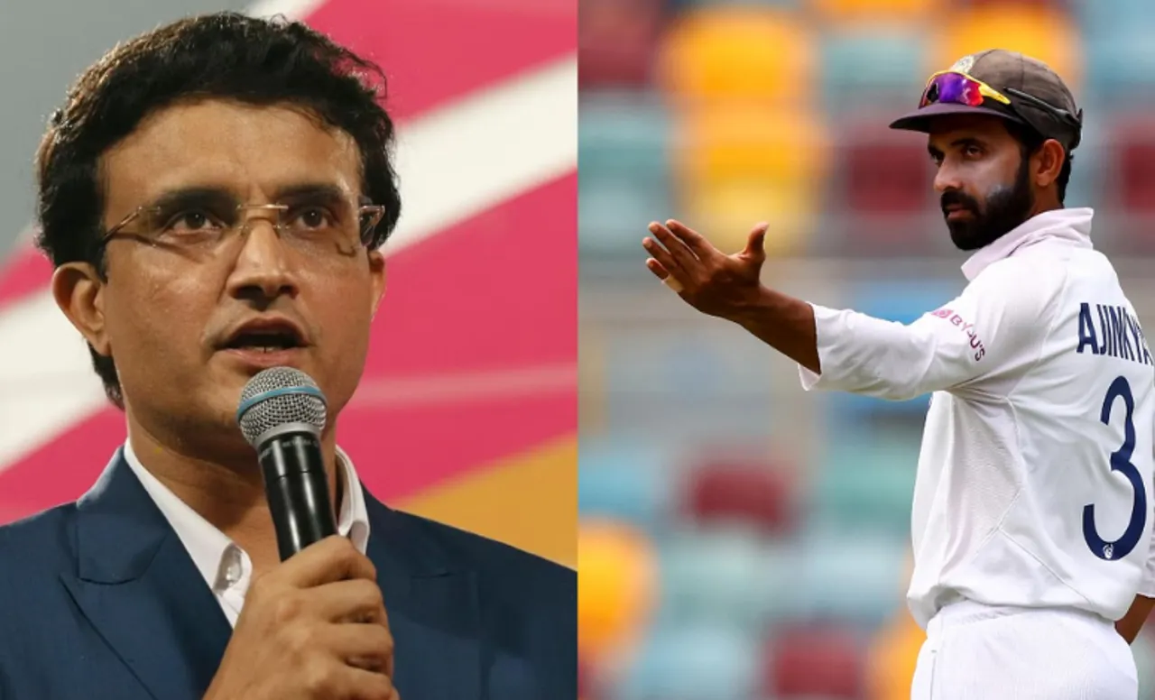 Sourav Ganguly and Ajinkya Rahane