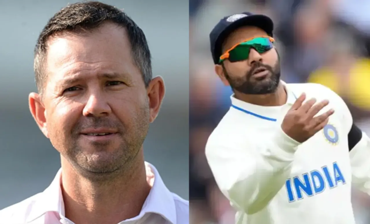 Ricky Ponting and Rohit Sharma (Source - Twitter)