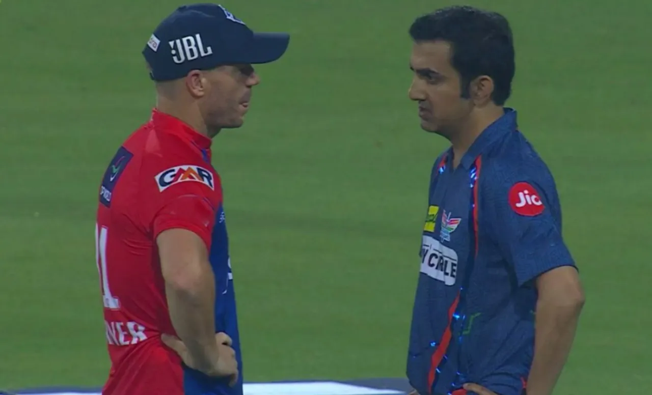 David Warner and Gautam Gambhir