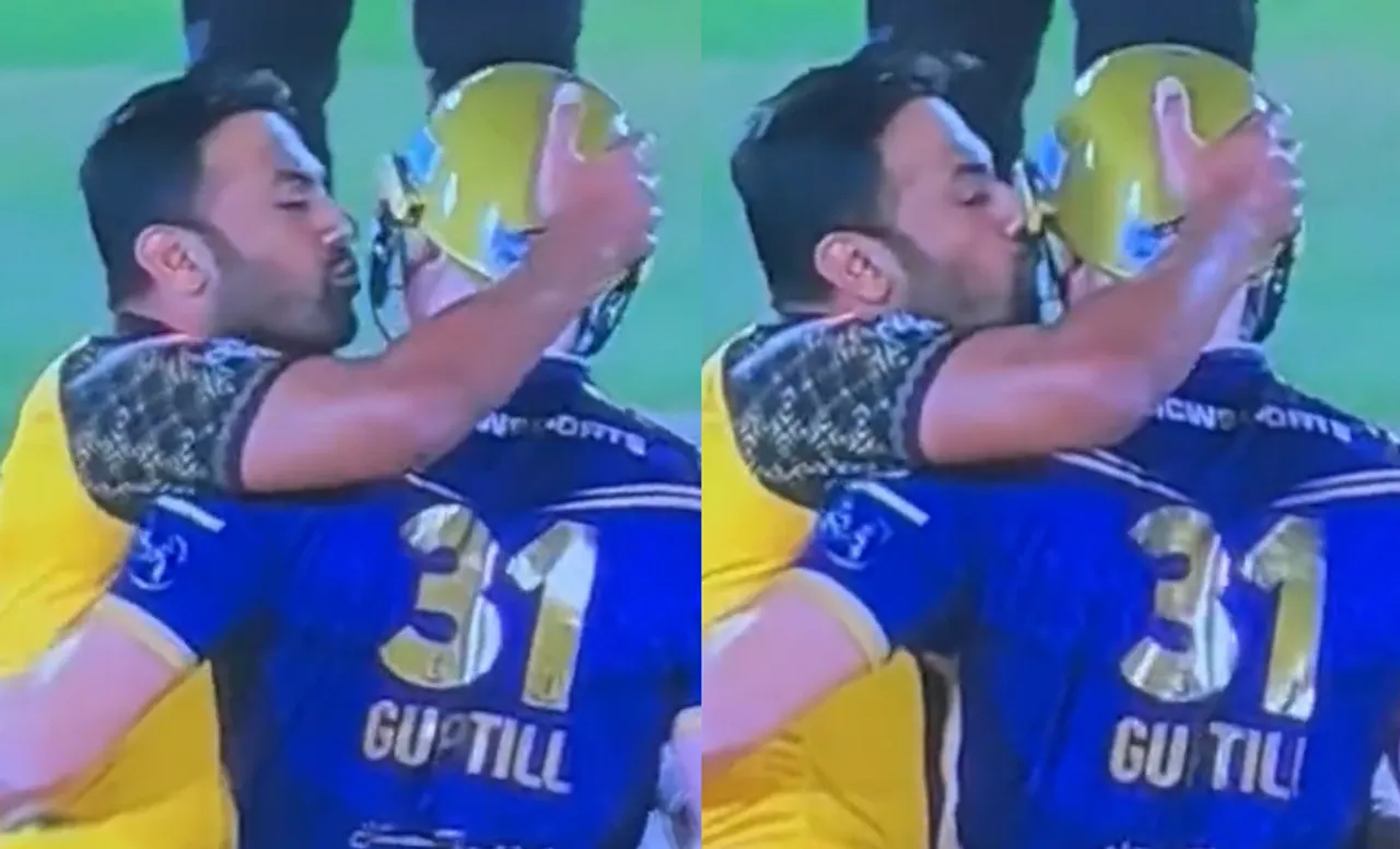 Wahab Riaz and Martin Guptill