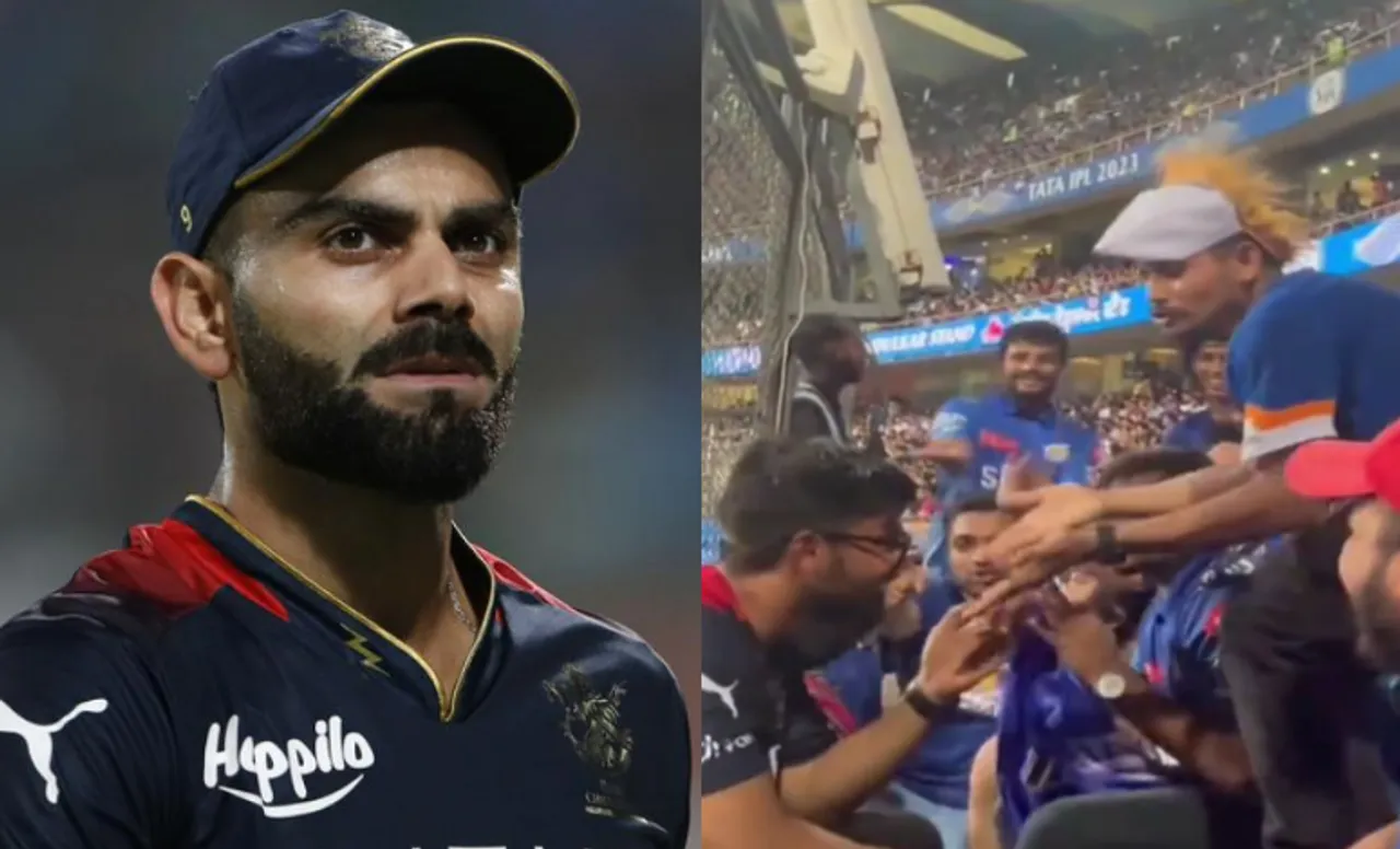 Fans during MI vs RCB clash, IPL 2023