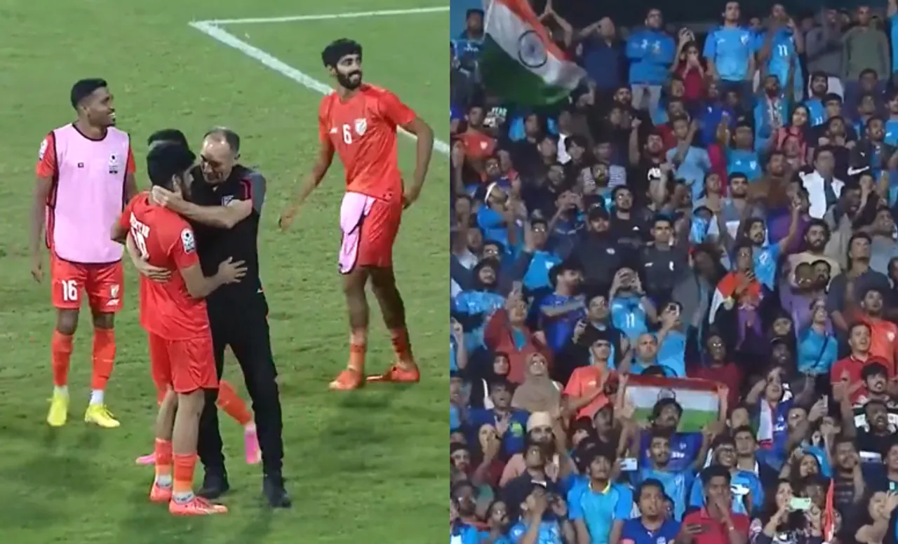 Crowd chants Vande Mataram in SAFF Championship final