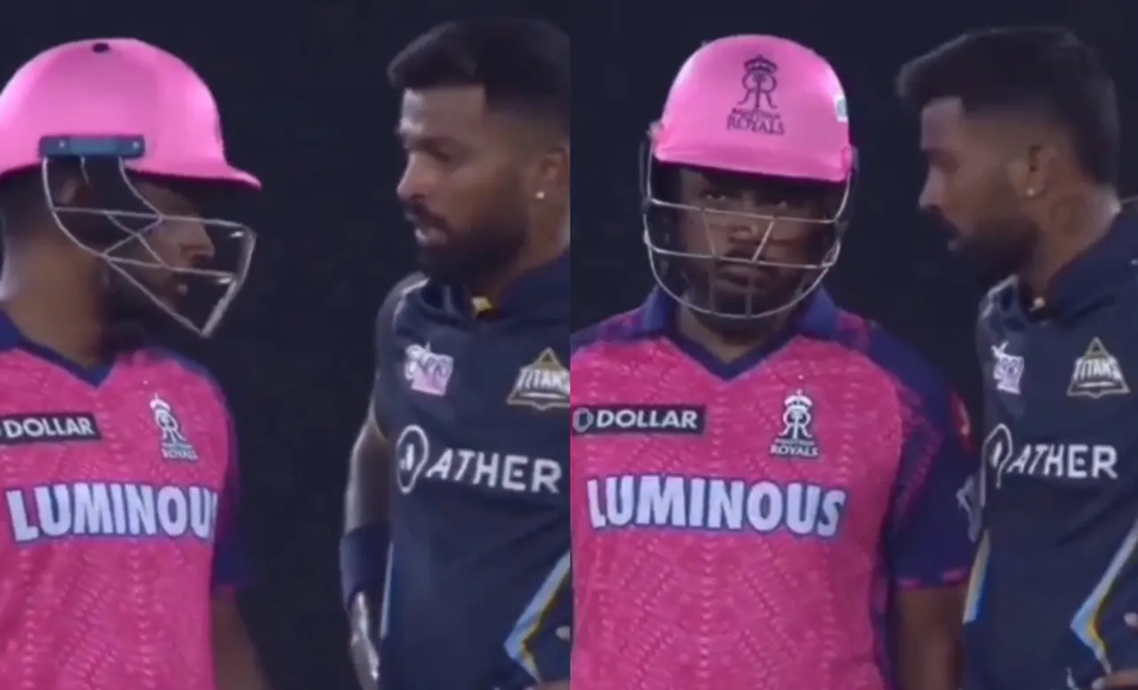 Sanju Samson and Hardik Pandya in IPL 2023