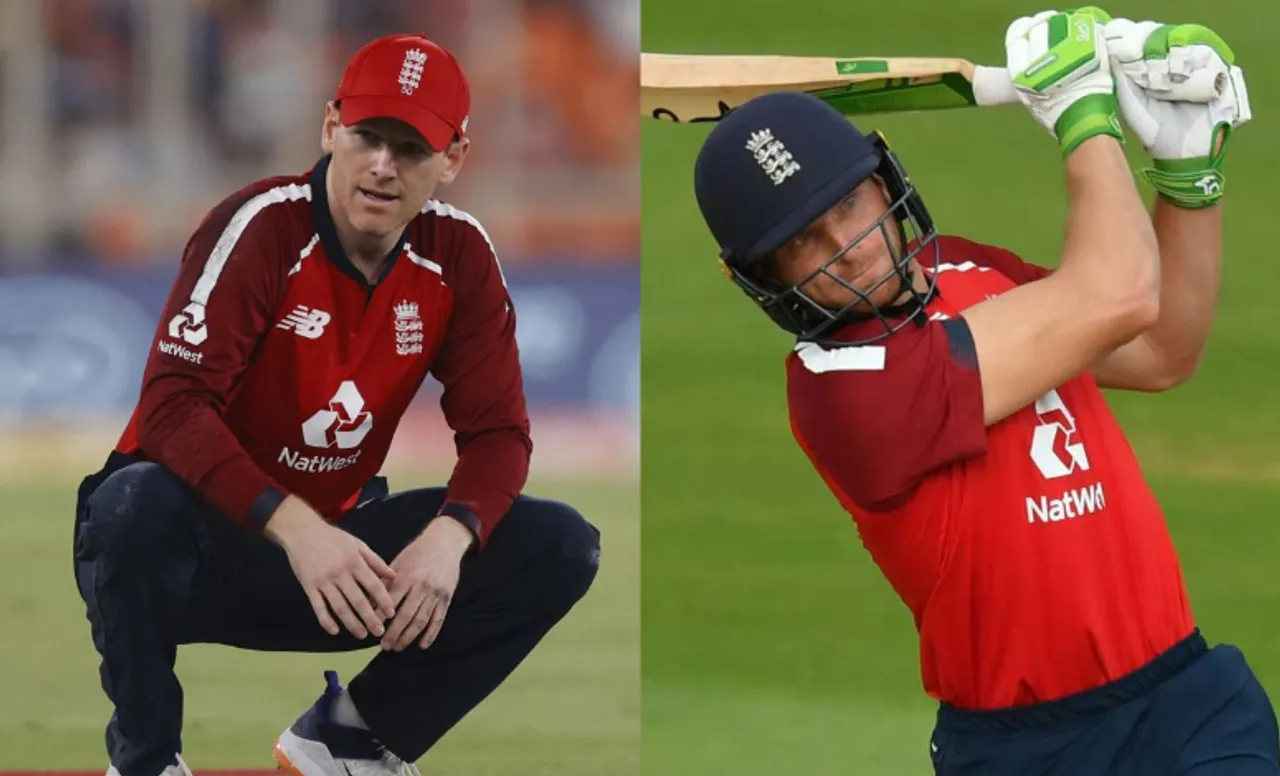 Jos Buttler and Eoin Morgan
