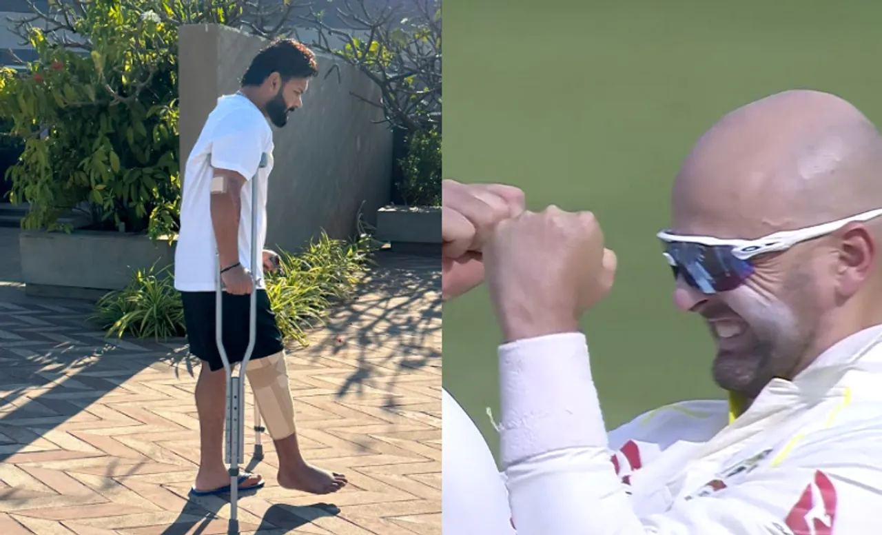 Rishabh Pant, Nathan Lyon