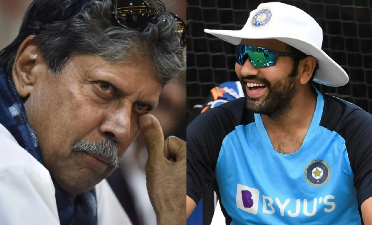 Kapil Dev and Rohit Sharma