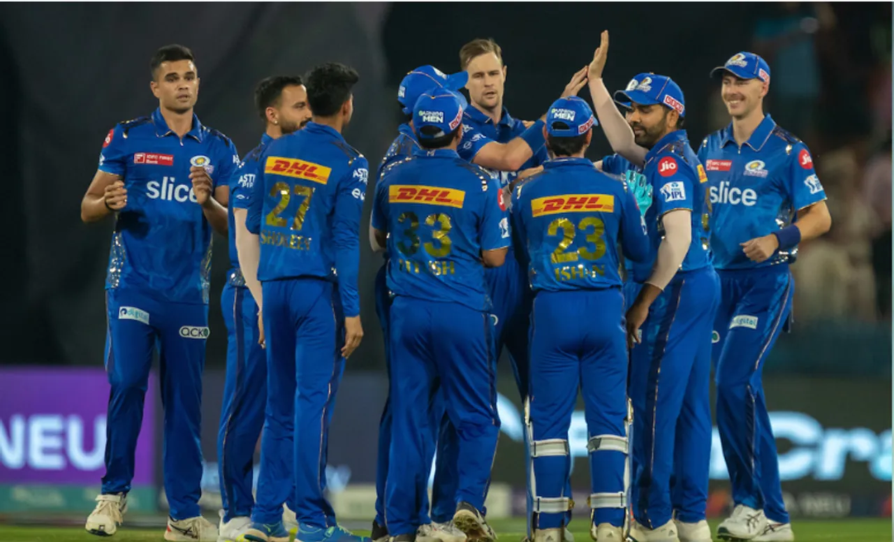 Mumbai Indians against Sunrisers Hyderabad in IPL 2023