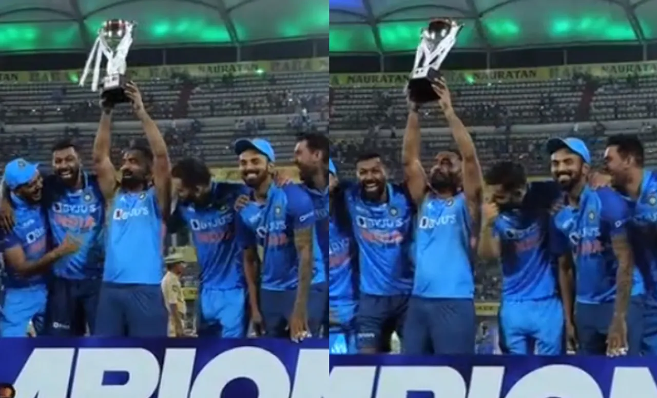 Virat Kohli, Dinesh Karthik and team India