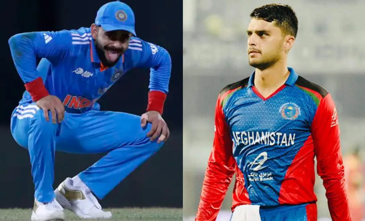 Virat Kohli and Naveen-ul-Haq