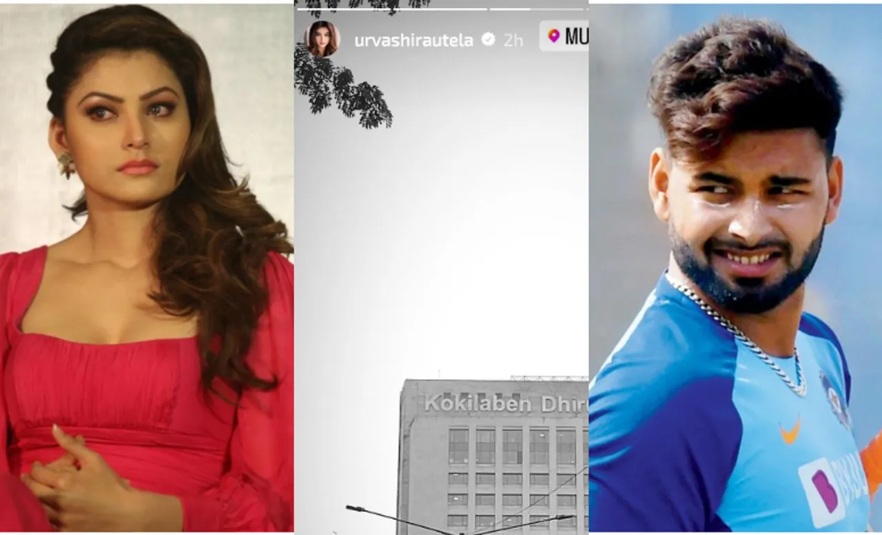 'Toxic pyaar' - Fans slam Urvashi Rautela for posting picture of hospital where Rishabh Pant is being treated