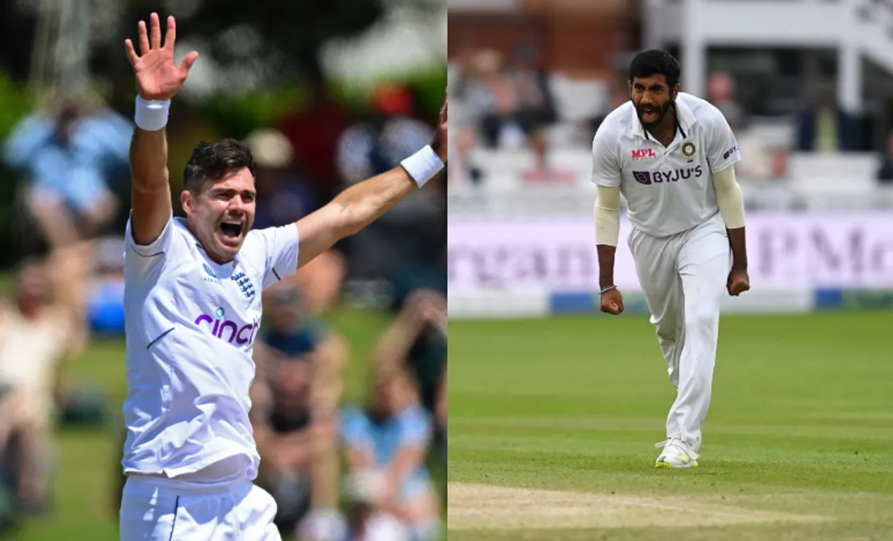 James Anderson, Jasprit Bumrah