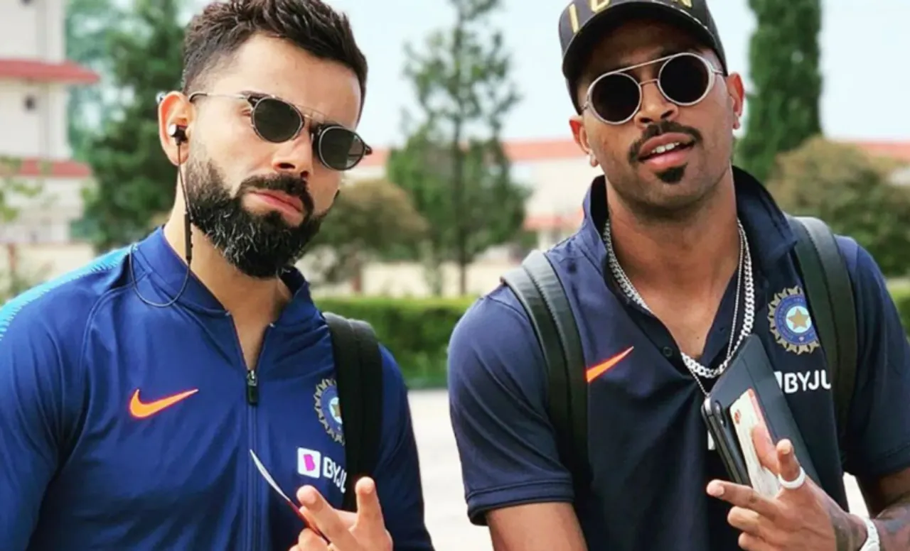 Hardik Pandya and Virat Kohli