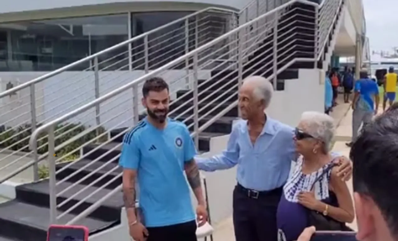 Virat Kohli met Gary Sobers