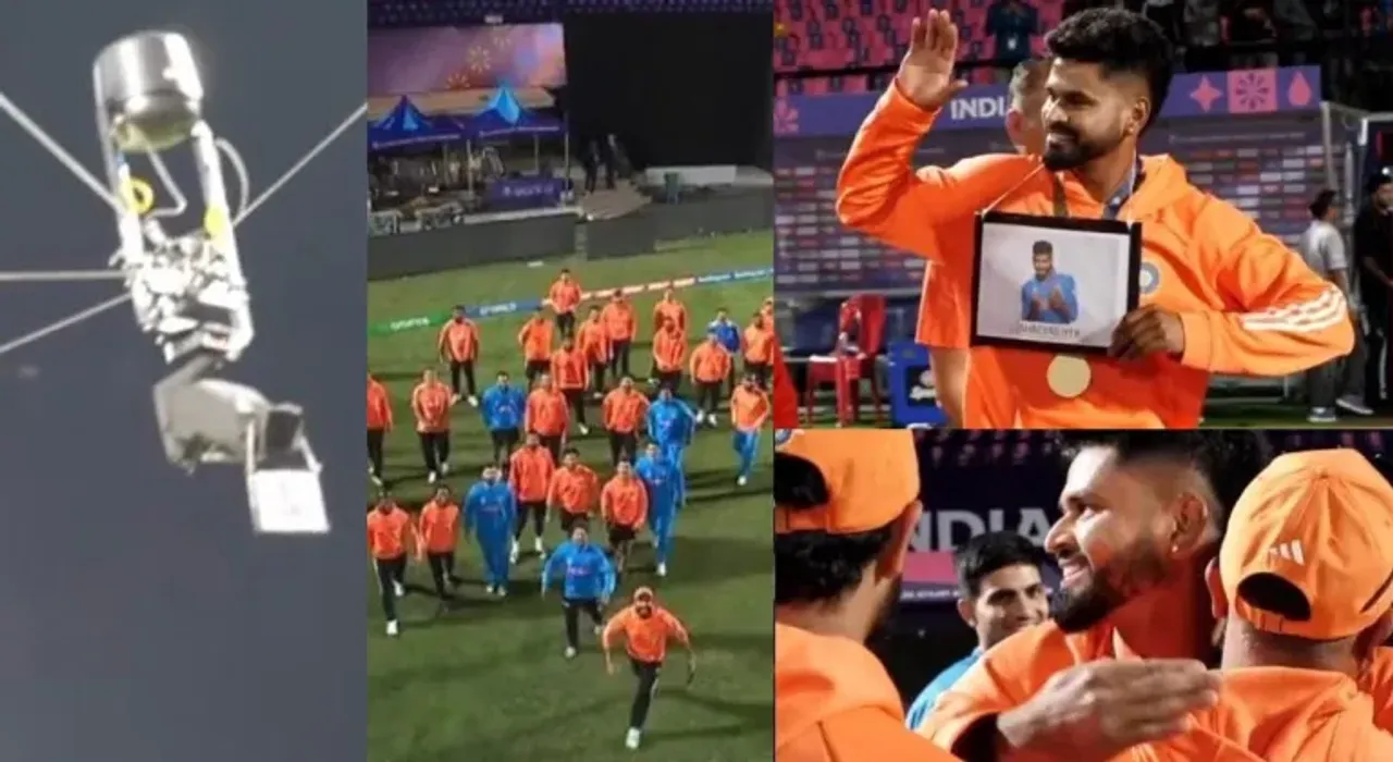Spidercam revealed Shreyas Iyer as the medal winner