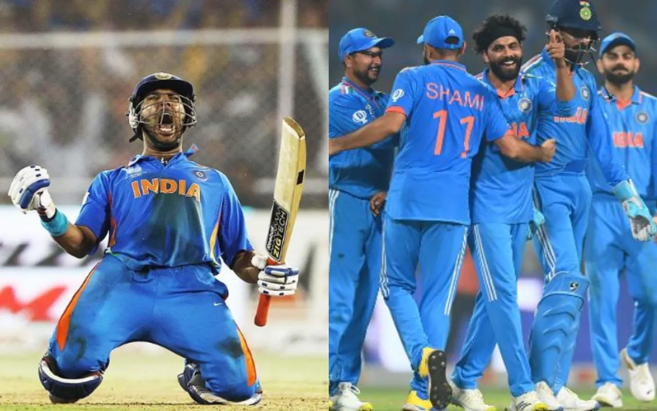 Yuvraj Singh  & team india 