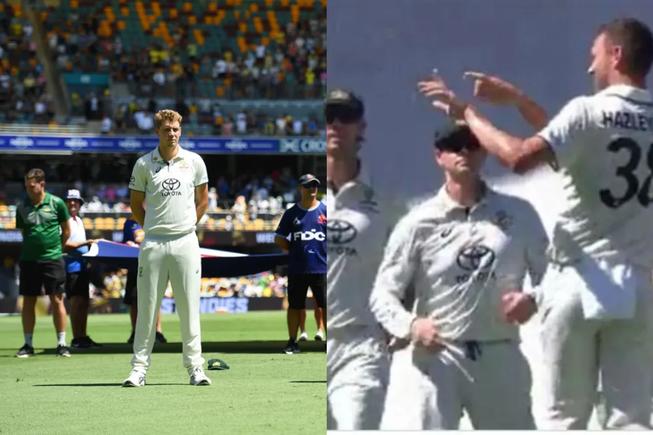 Josh Hazlewood shoos away Cameron Green, video went viral; check