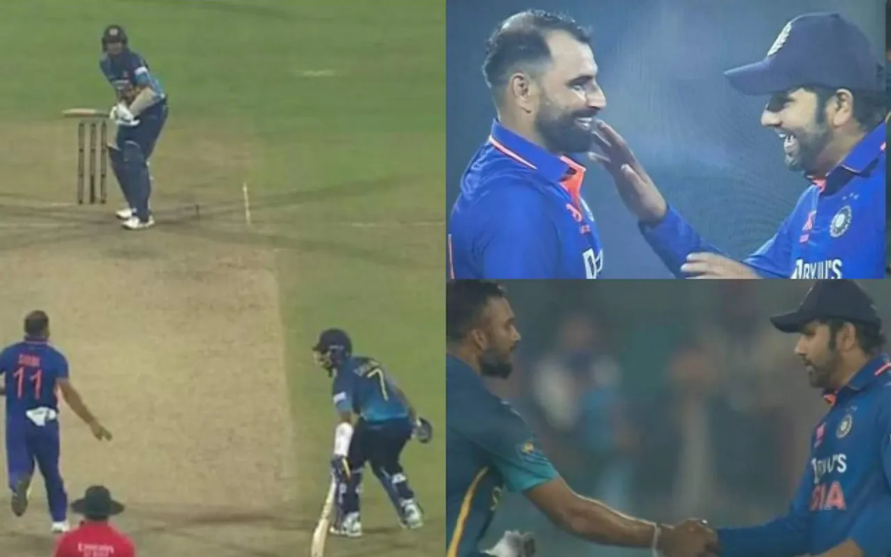 IND vs SL दसुन शनाका Rohit Sharma (Image Source: Twitter)