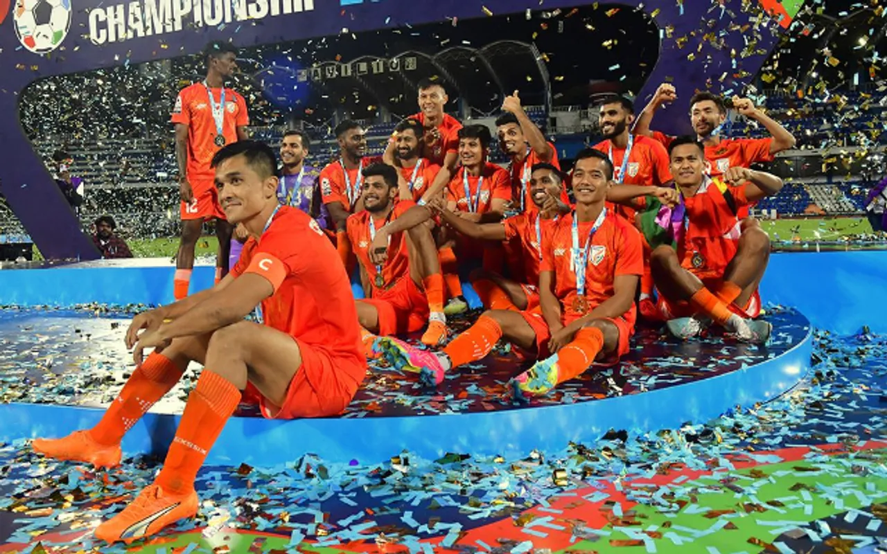 Indian Football Team ( Image Credit: Twitter)