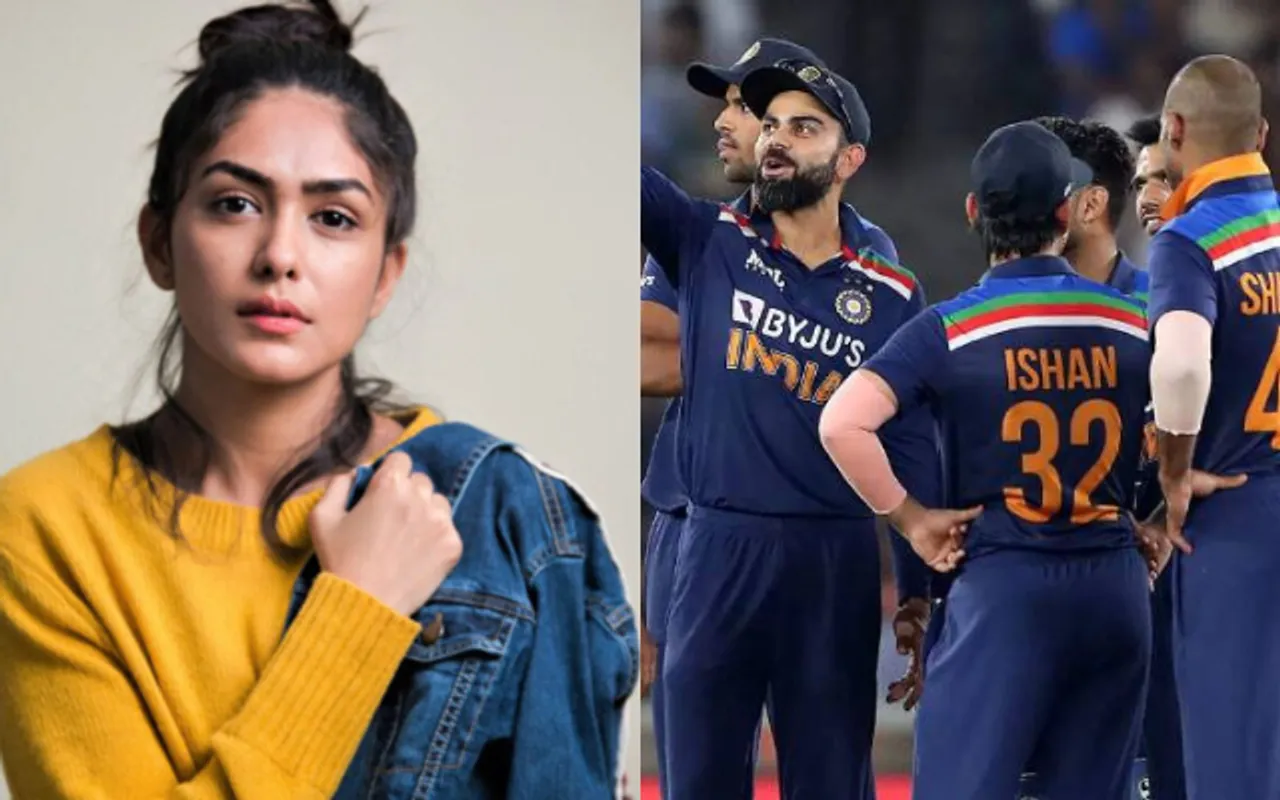 बॉलीवुड अभिनेत्री मृणाल ठाकुर ने टीम इंडिया के इस खिलाड़ी को बताया अपना फेवरेट क्रिकेटर