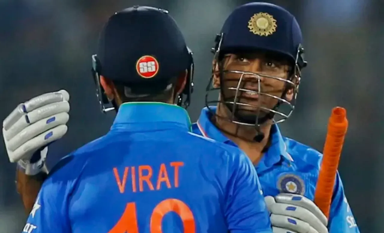 Virat Kohli and MS Dhoni in Asia Cup 2016 (Image Source: Twitter)
