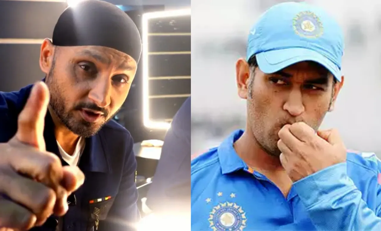 Harbhajan Singh and MS Dhoni
