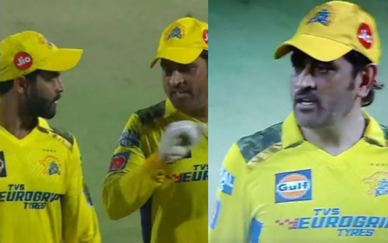 CSK DHONI जडेजा-धोनी