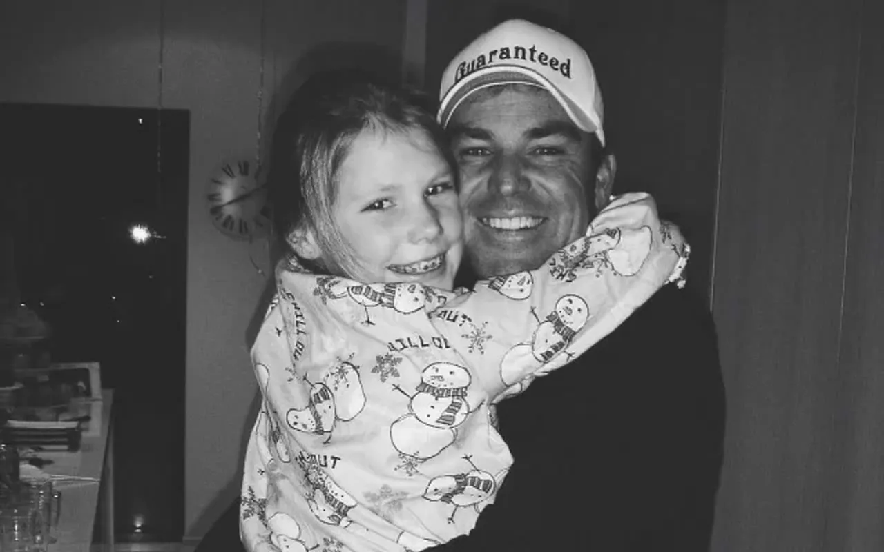 Shane Warne with his Daughter (Photo Source: Instagram/Brooke Warne)