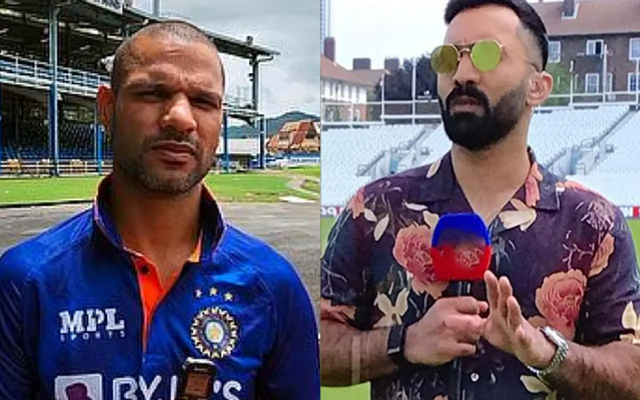 धवन के शानदार करियर का दुखद अंत हो सकता है, इशान किशन की रिकॉर्ड पारी के बाद DK ने दिया बड़ा बयान
