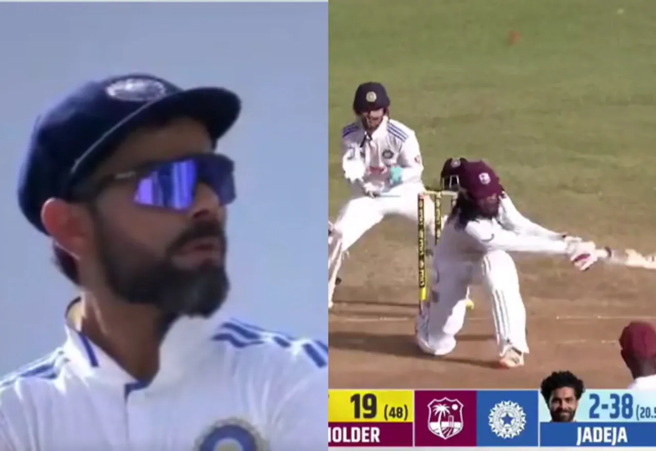 Virat Kohli Shocked after Watching Warrican Bat