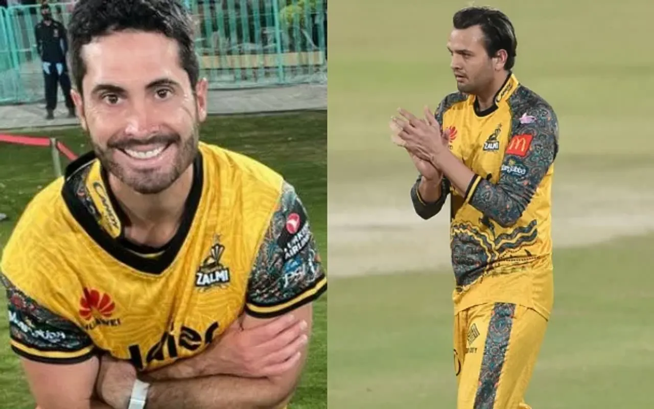 Ben Cutting and Usman Qadir (Photo source: Twitter)