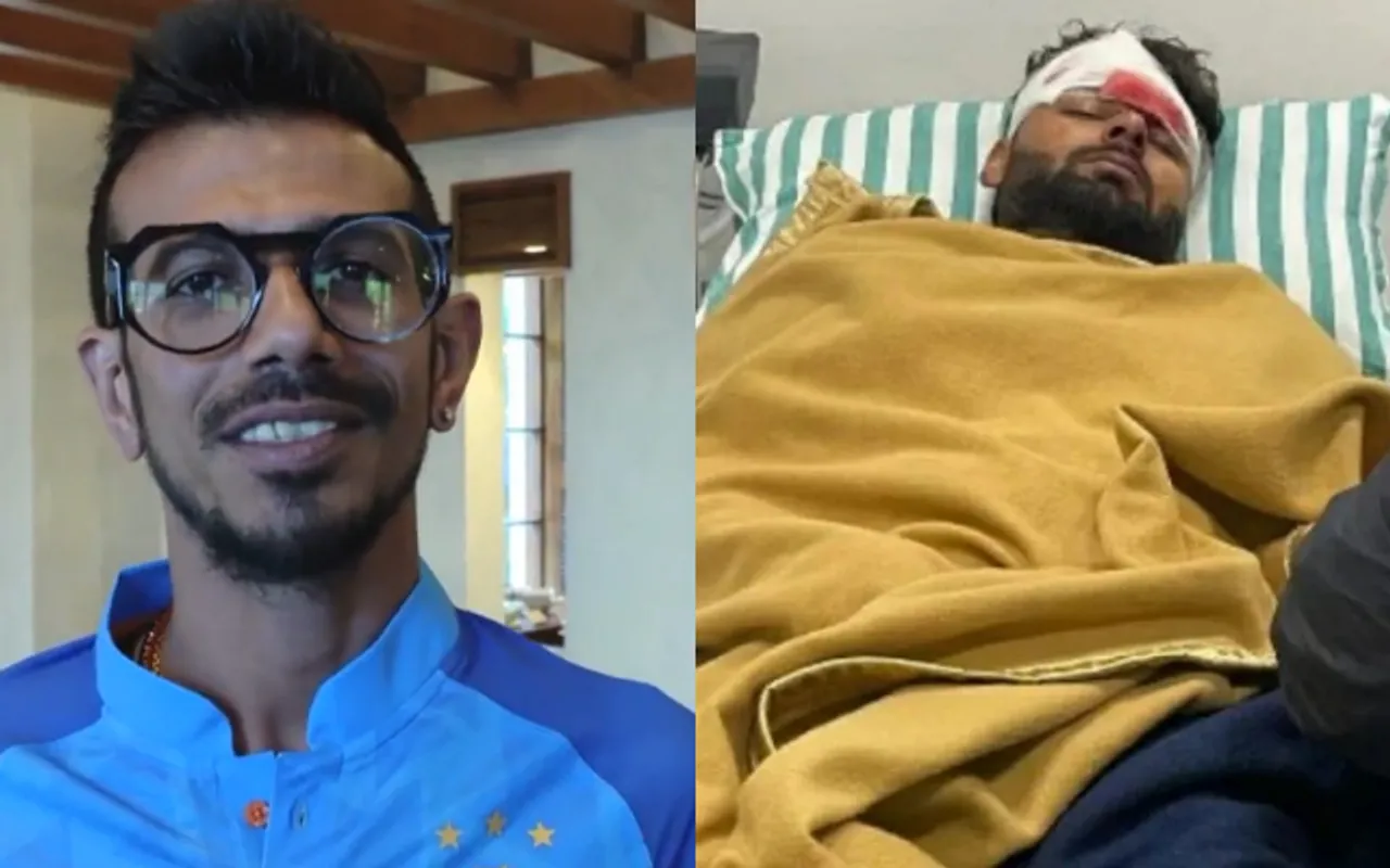 Rishabh Pant (Image Credit- Twitter) युजवेंद्र चहल ऋषभ पंत
