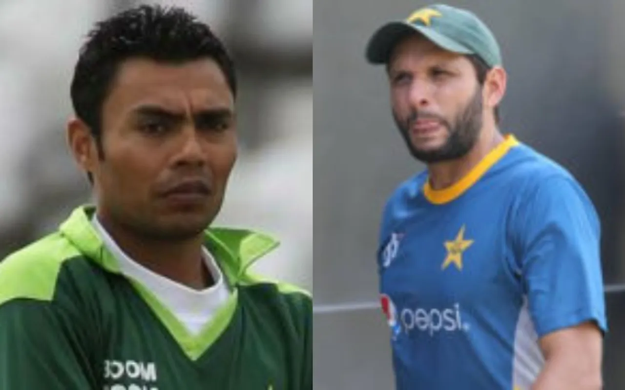 Danish Kaneria and Shahid Afridi (Image Source: Twitter)