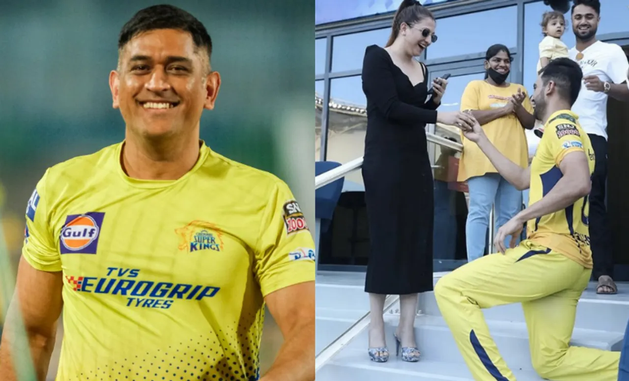 MS Dhoni and Deepak Chahar in IPL