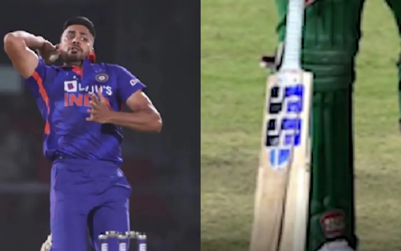 IND vs SA: आवेश खान की खतरनाक गेंद पर डुसेन के बल्ले के हुए दो टुकड़े