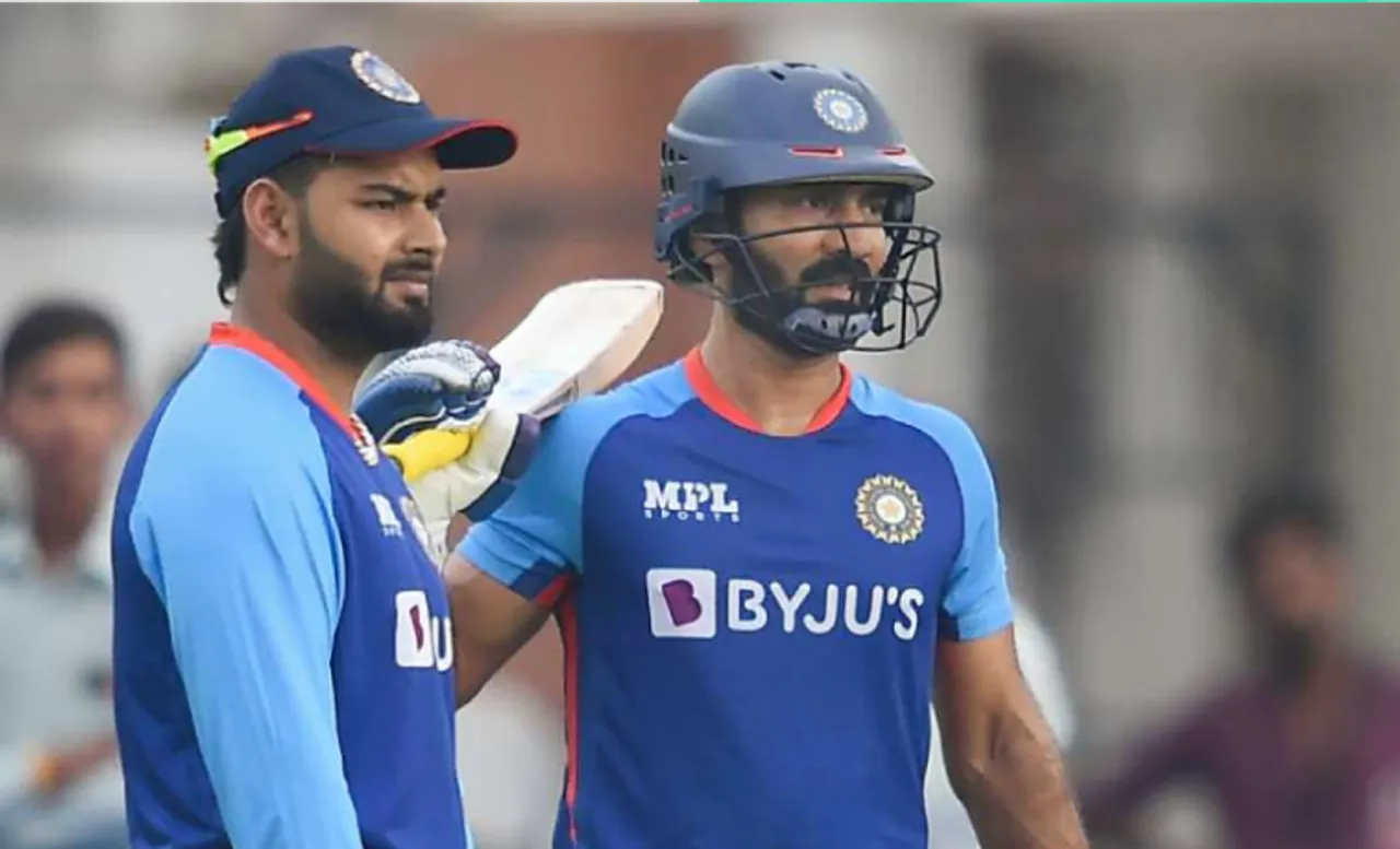 ऋषभ पंत दिनेश कार्तिक