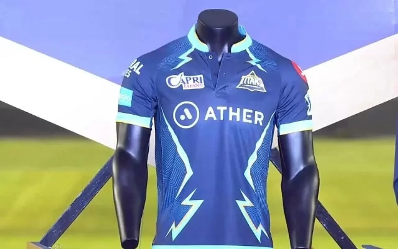 Gujarat Titans New Jersey. (Photo source: Twitter)