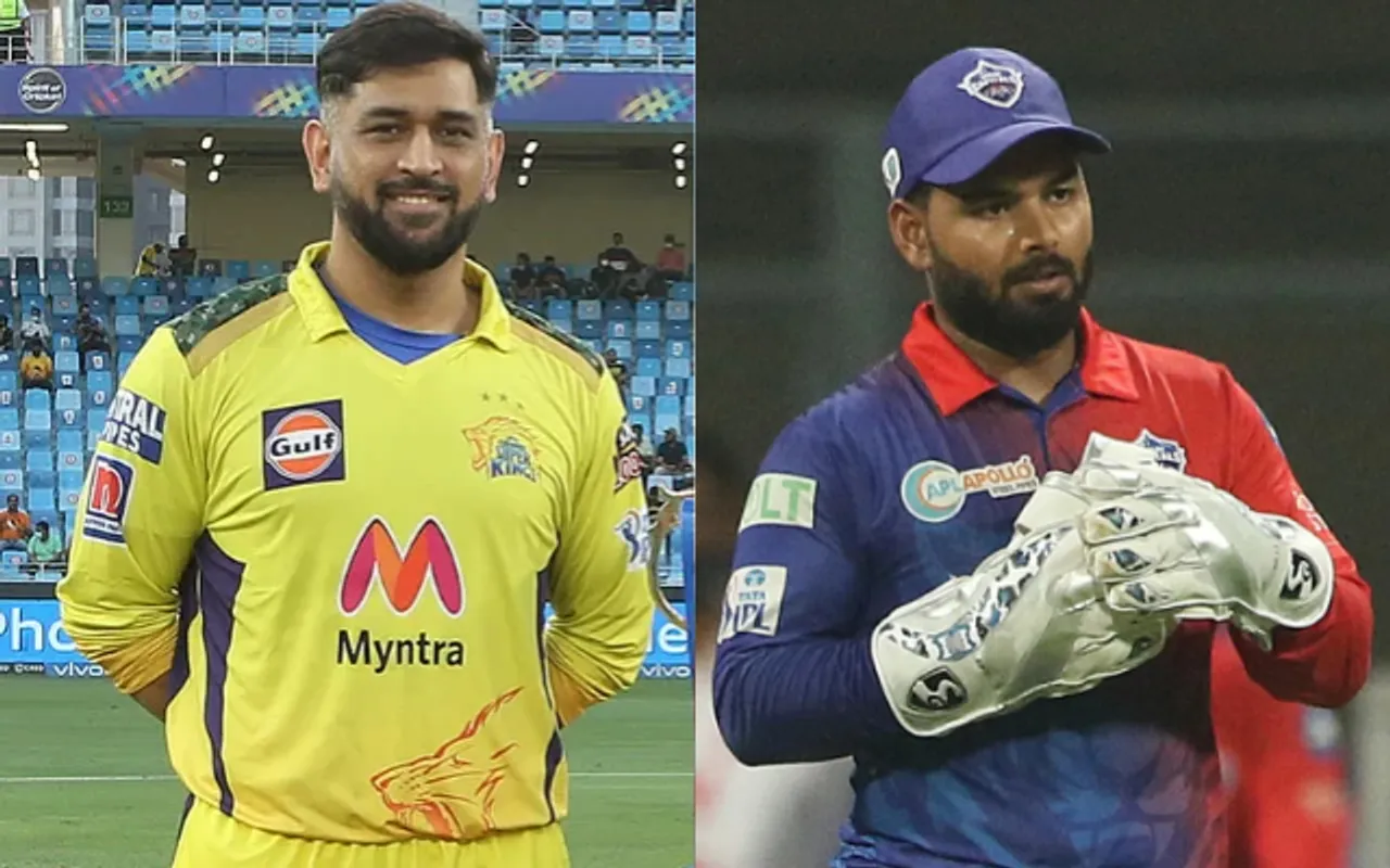 MS Dhoni and Rishabh Pant (Photo source : IPL/BCCI)