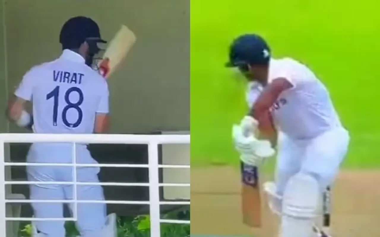 Virat Kohli and Mayank Agarwal. (Photo Source: Twitter)
