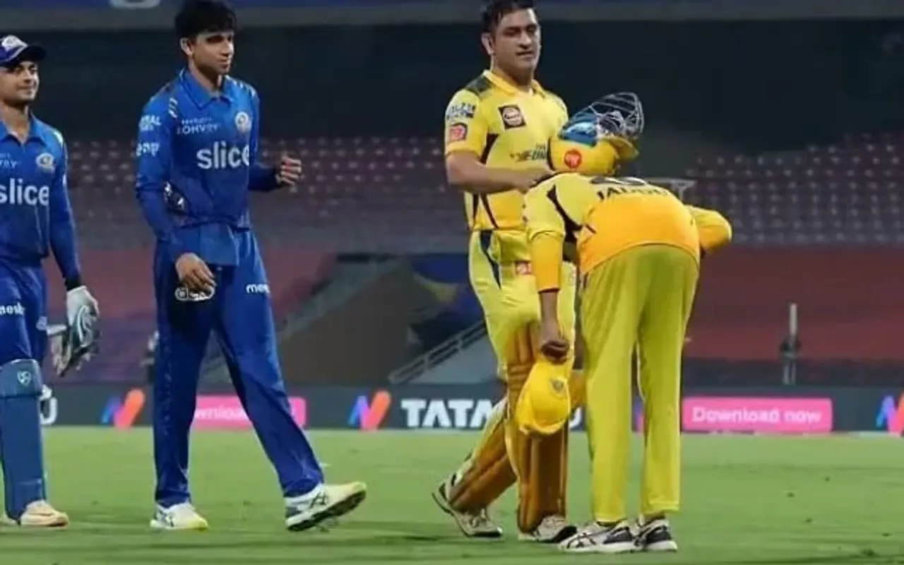 Ravindra Jadeja and MS Dhoni. (Photo Source: Twitter)