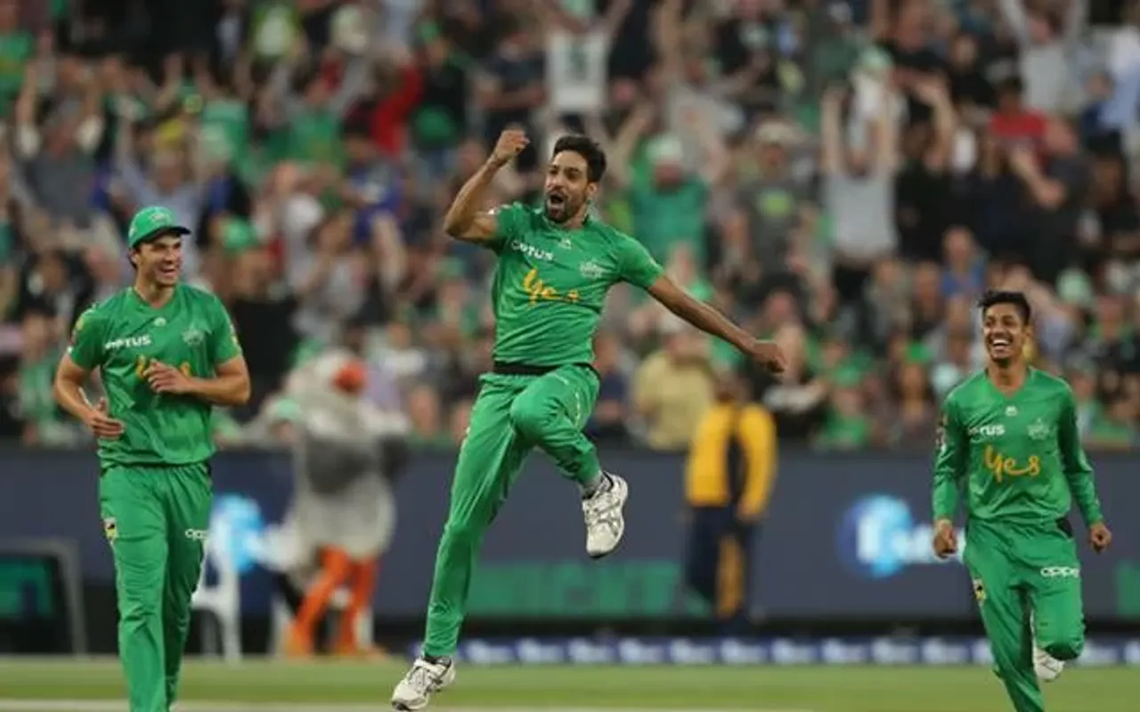 Haris Rauf. (Photo by Robert Cianflone/Getty Images)