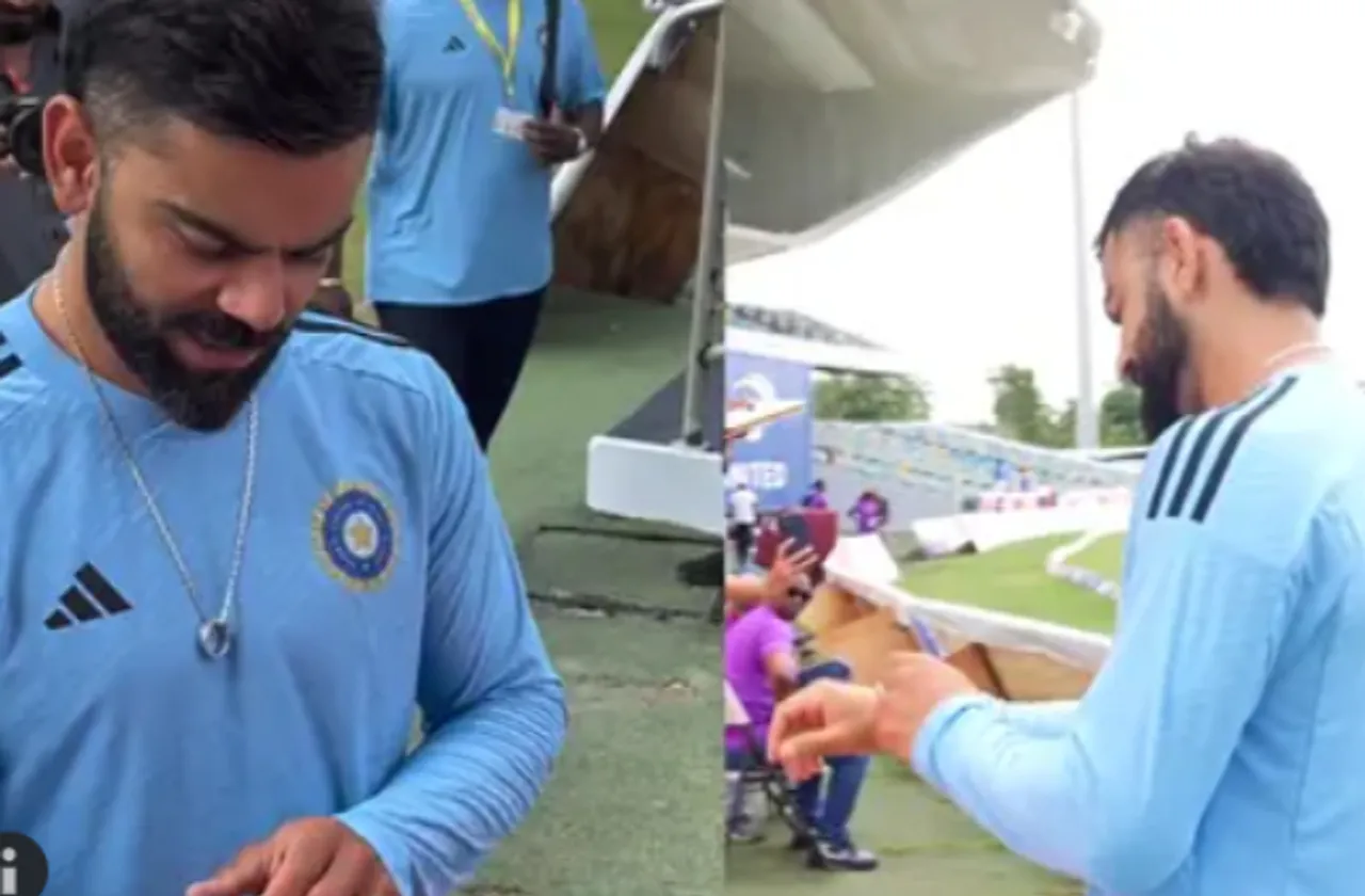 ans here in Barbados also gifted a bracelet made for Virat Kohli