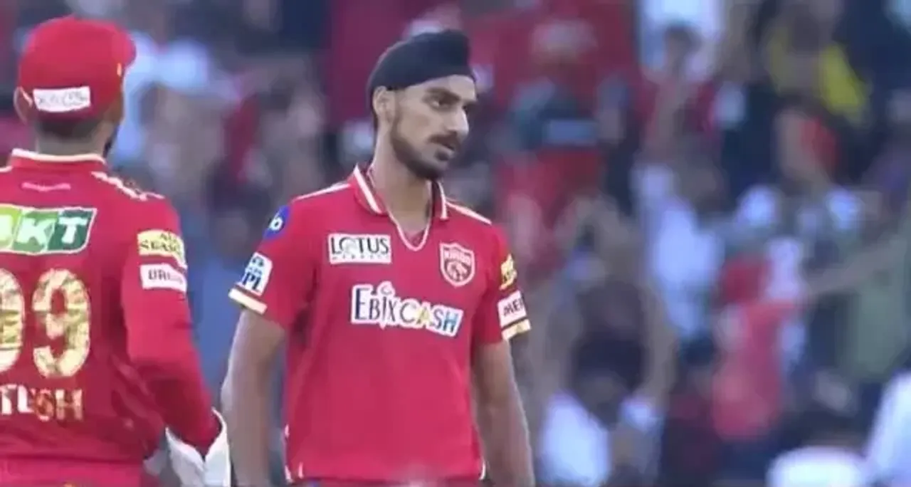 अर्शदीप सिंह Arshdeep Singh got angry during the match