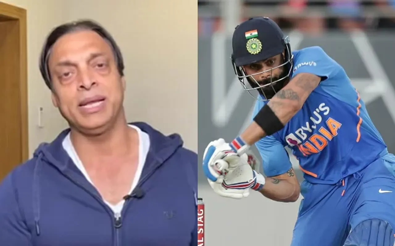 Shoaib Akhtar and Virat Kohli. (Photo Source: Twitter)