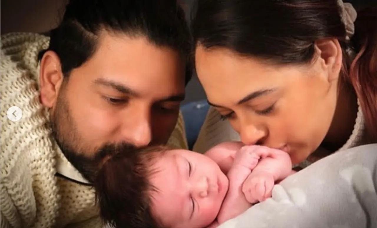 Yuvraj Singh, Hazle Keech (Image Credit : Twitter)