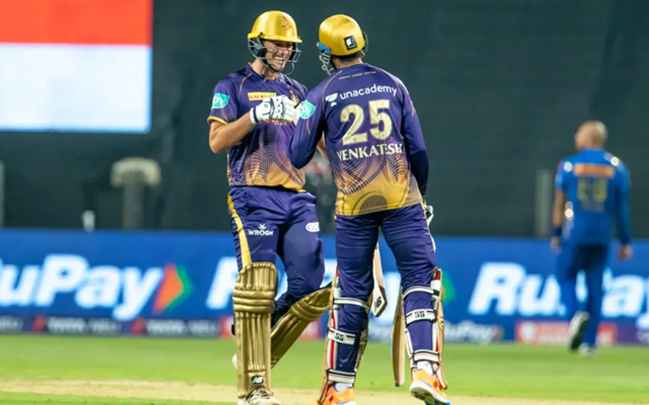 Pat Cummins and Venkatesh Iyer (Photo Source: BCCI)