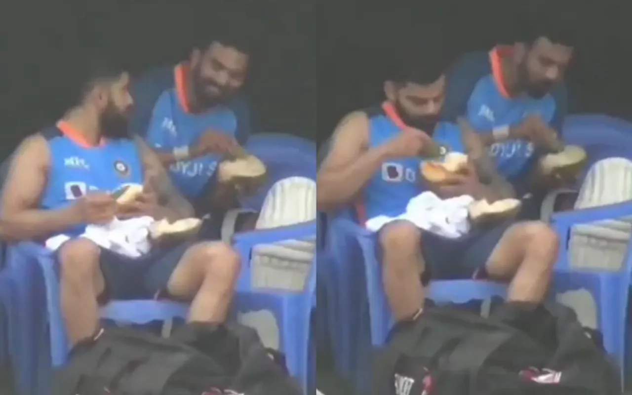 KL Rahul and Virat Kohli. केएल राहुल और विराट कोहली